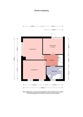 Floorplan - Bourgondiëstraat 21, 8303 GW Emmeloord